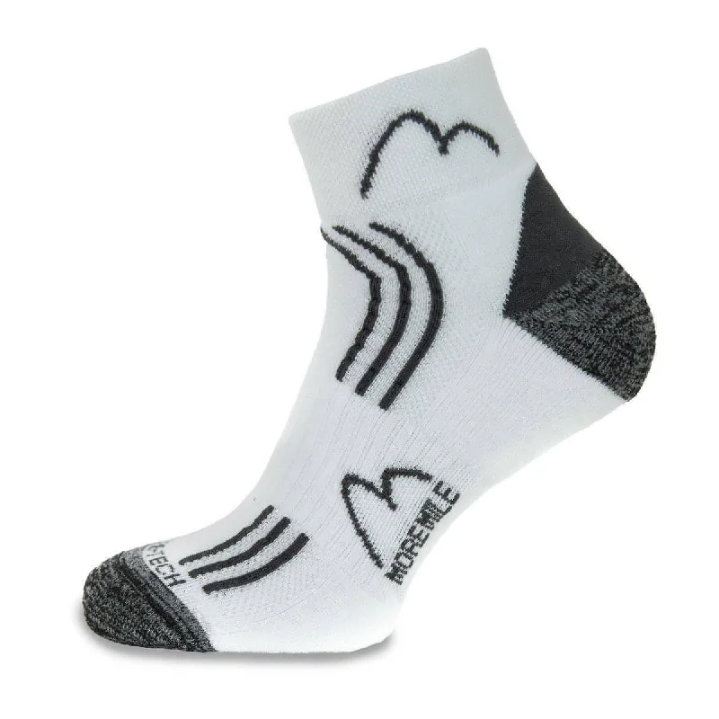 Compression men's socks for reducing swellingMore Mile Madrid Coolmax Running Socks - White Compression men's socks for reducing swellingMore Mile Madrid Coolmax Running Socks - White