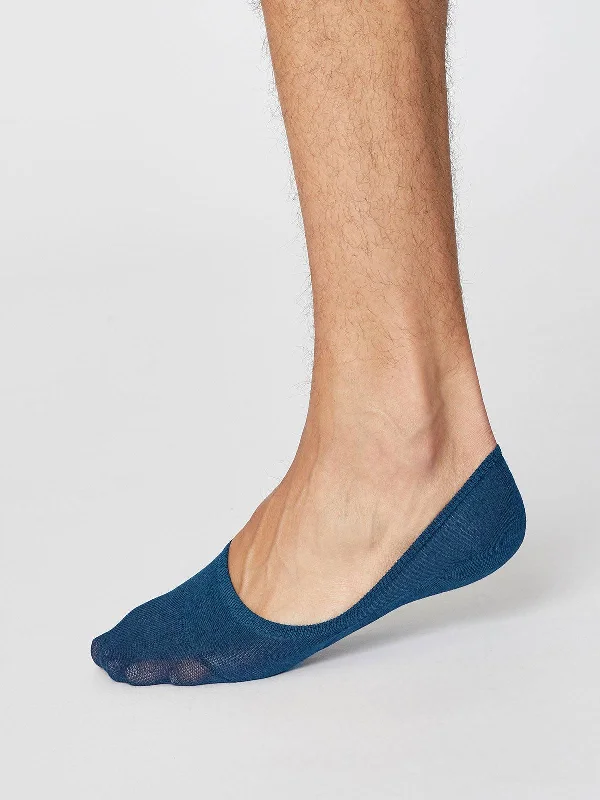 Hiking men's socks for outdoor adventuresNo Show Men's Invisible Socks - Mosaic Blue Hiking men's socks for outdoor adventuresNo Show Men's Invisible Socks - Mosaic Blue