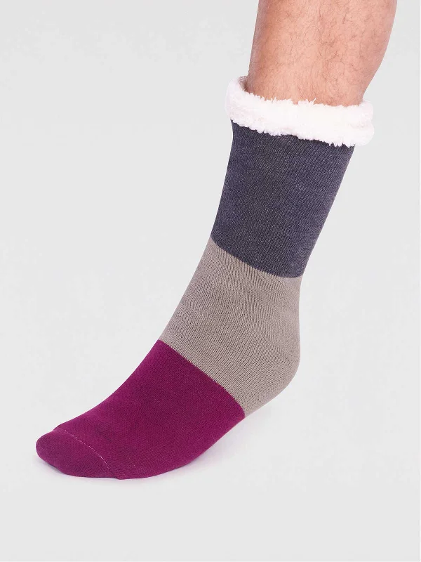 Athletic men's socks with arch supportOrion Organic Cotton Cabin Socks - Dark Grey Marle Athletic men's socks with arch supportOrion Organic Cotton Cabin Socks - Dark Grey Marle