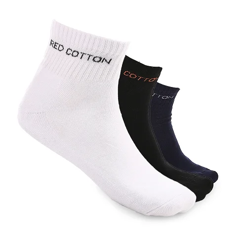 Dress men's socks for business and formal wearpack of 3 pieces Men's Comfortable Mid Calf Socks-(black&navy&white)
