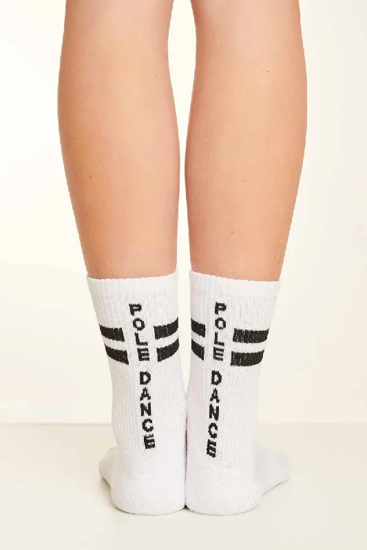 Hiking men's socks for outdoor adventuresParadise Chick Supreme Pole Dance Socks - White Hiking men's socks for outdoor adventuresParadise Chick Supreme Pole Dance Socks - White