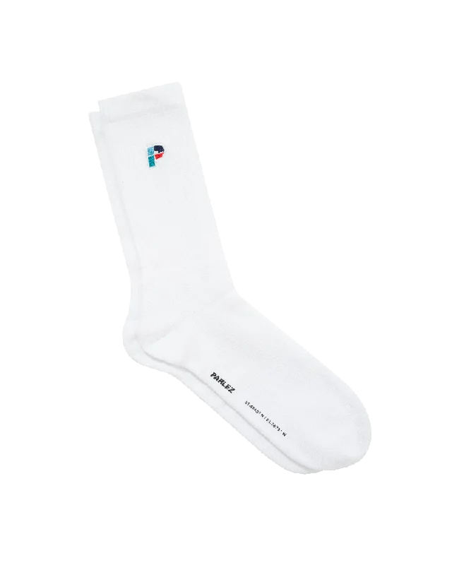 Cashmere men's socks for a luxurious feelLewis Socks in White
