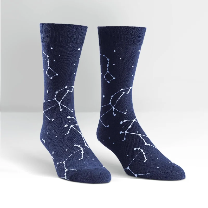 Men's crew socks using spandex for stretch and a snug fitSock It To Me Men's Crew Socks - Constellation Men's crew socks using spandex for stretch and a snug fitSock It To Me Men's Crew Socks - Constellation