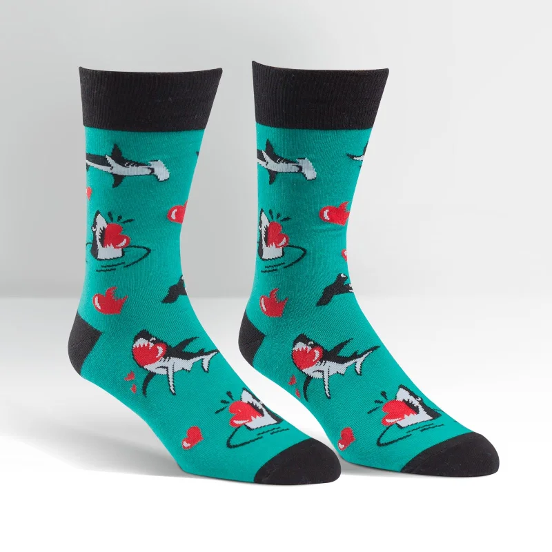 Men's anti - odor crew socks for long - day useSock It To Me Men's Crew Socks - Love Bites Men's anti - odor crew socks for long - day useSock It To Me Men's Crew Socks - Love Bites