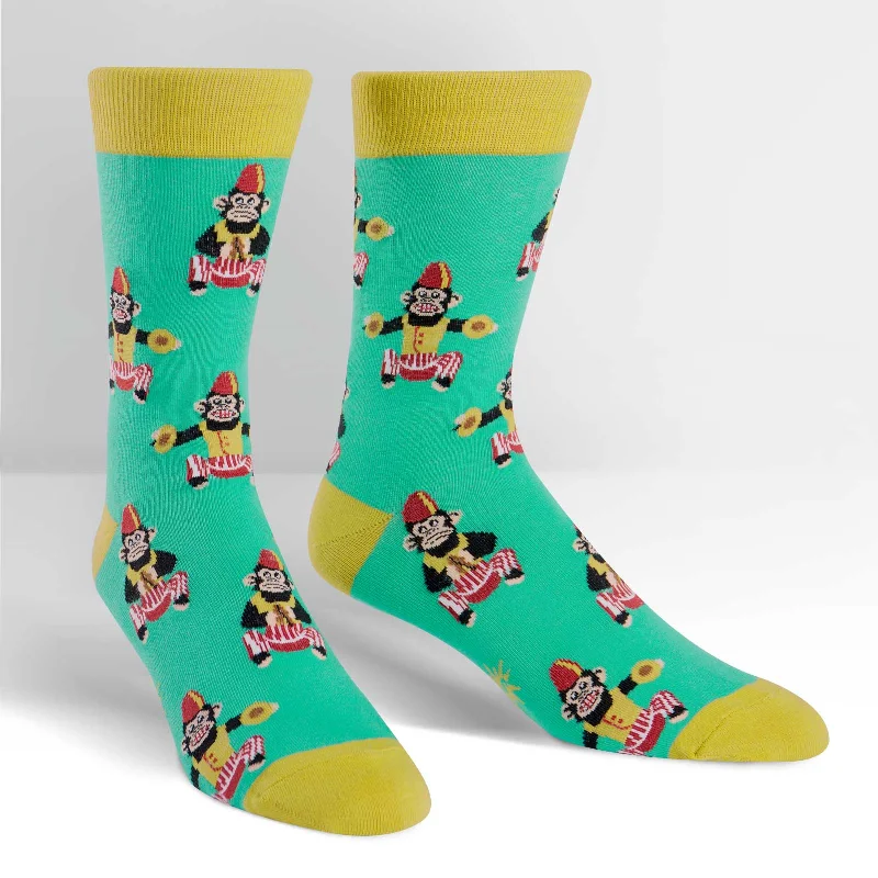 Men's crew socks with a gradient color effectSock It To Me Men's Crew Socks - Monkeying Around Men's crew socks with a gradient color effectSock It To Me Men's Crew Socks - Monkeying Around