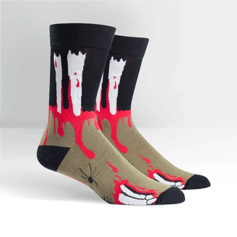 Men's non - slip crew socks for safetySock It To Me Men's Crew Socks - Socking Dead