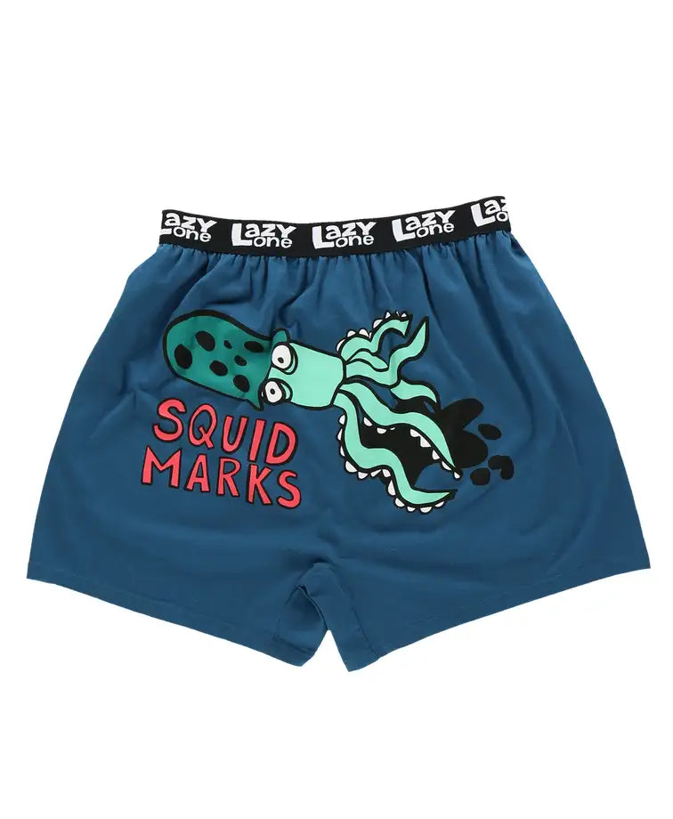 Moisture - wicking men's socks for drynessSquid Marks Boxer