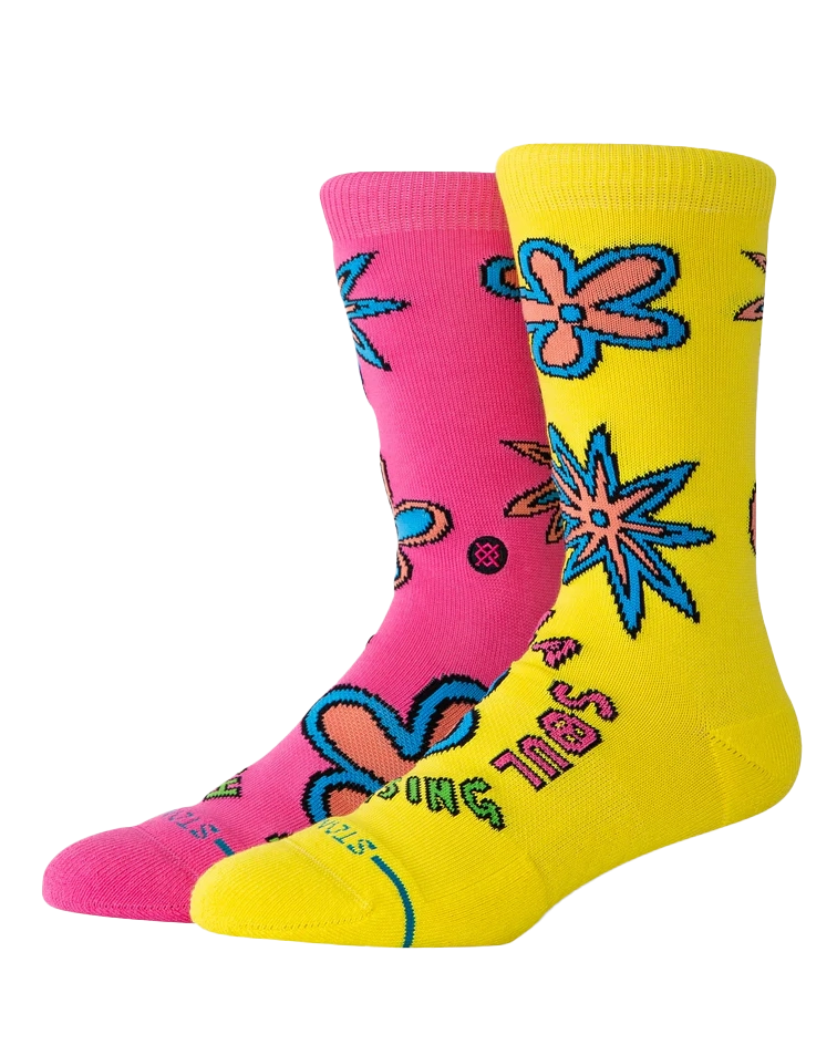 Compression men's socks for reducing swelling3 Feet High Crew Socks in Multi