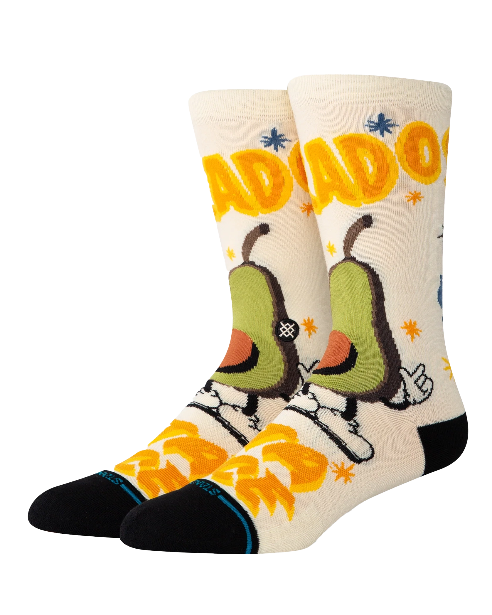 Merino wool men's socks for warmth and breathabilityFood Stand Crew Socks in Canvas