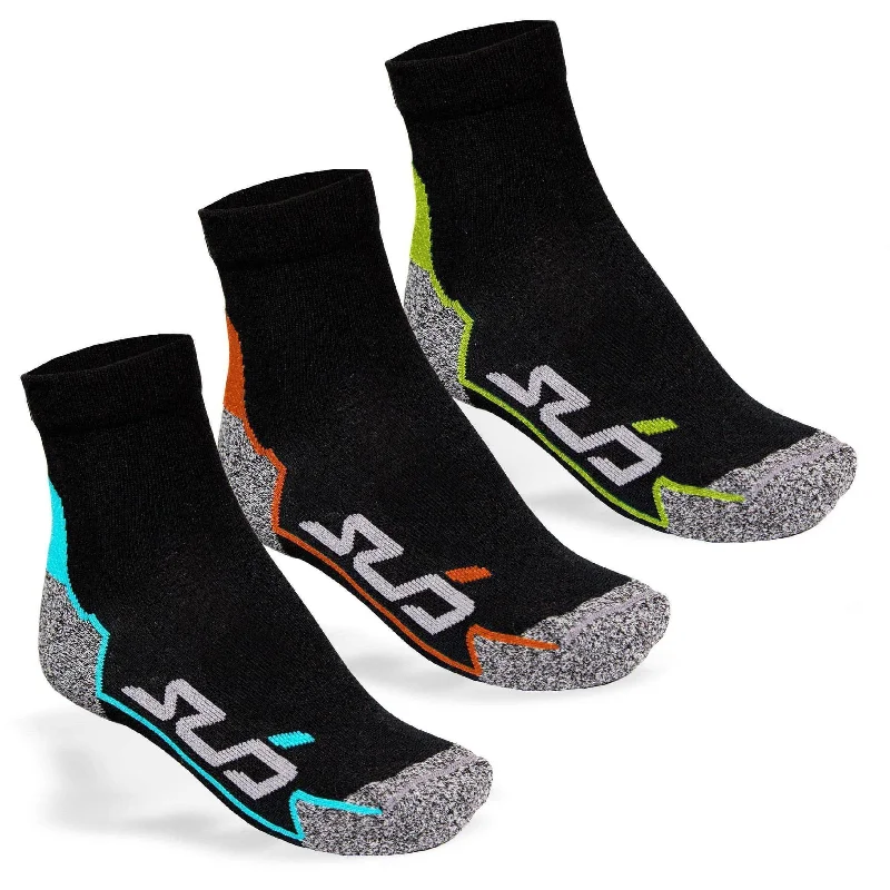 No - show men's socks for wearing with loafersSub Sports Dual All Season (3 Pack) Running Socks - Black No - show men's socks for wearing with loafersSub Sports Dual All Season (3 Pack) Running Socks - Black