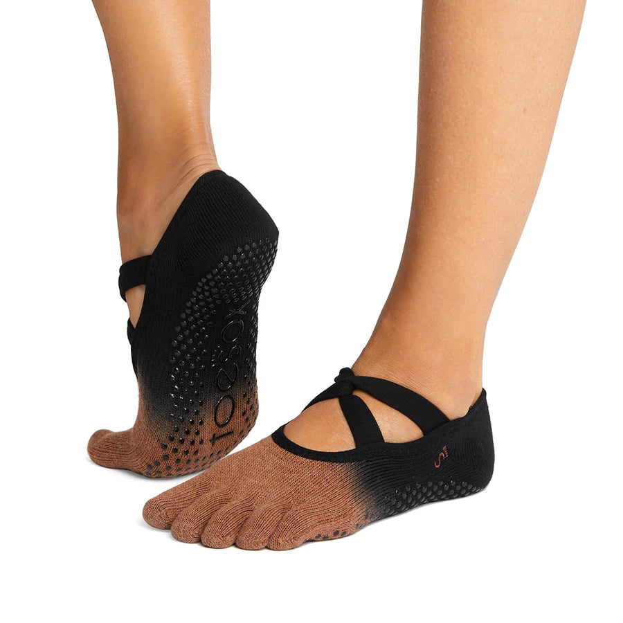 No - show men's socks for wearing with loafersTOESOX Grip Full Toe Ivy - Clove Ombre No - show men's socks for wearing with loafersTOESOX Grip Full Toe Ivy - Clove Ombre