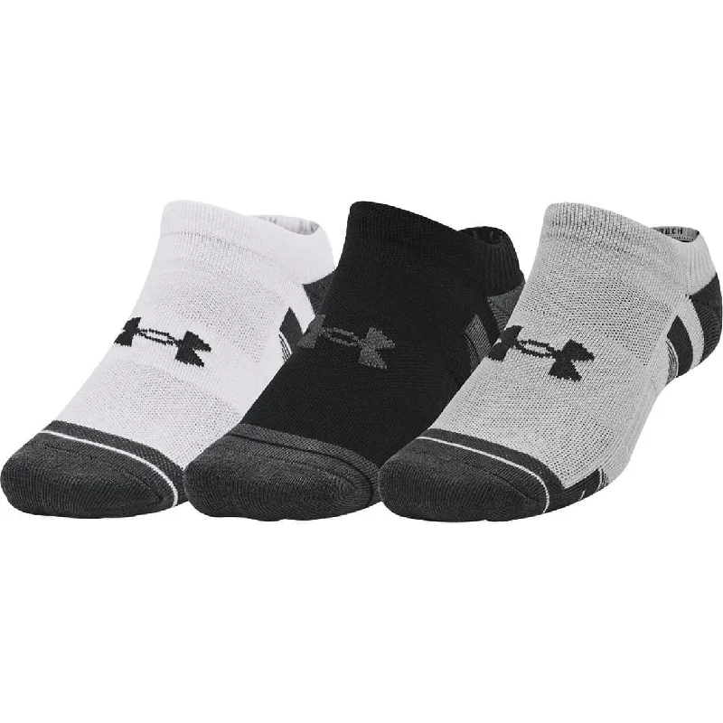 Cashmere men's socks for a luxurious feelUnder Armour Performance Tech (3 Pack) No Show Socks - Grey Cashmere men's socks for a luxurious feelUnder Armour Performance Tech (3 Pack) No Show Socks - Grey