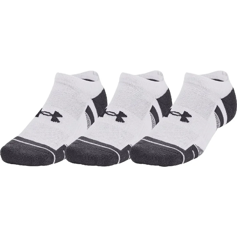 Novelty men's socks with unique patternsUnder Armour Performance Tech (3 Pack) No Show Socks - White