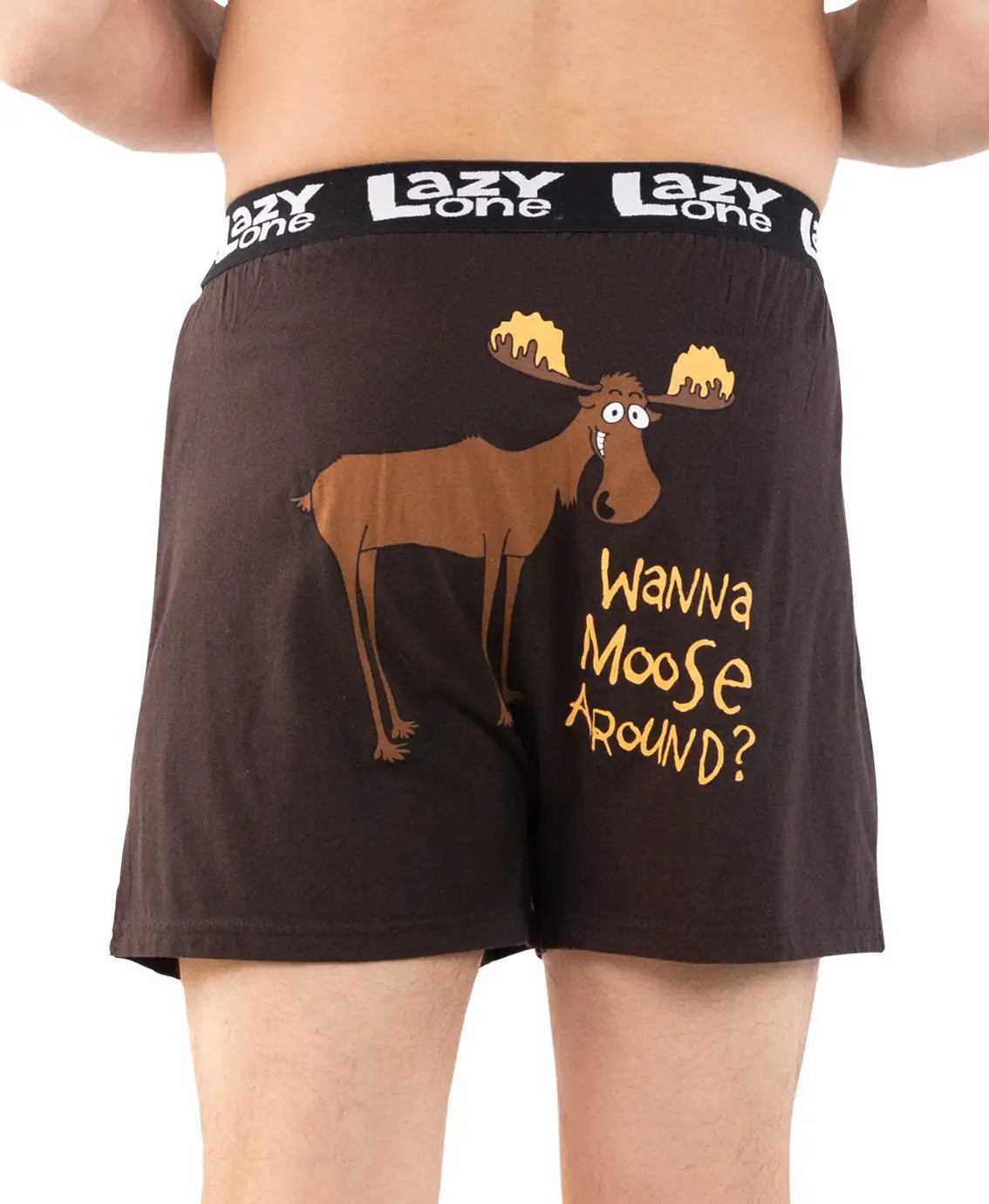 Athletic men's socks with arch supportWanna Moose Around Boxer