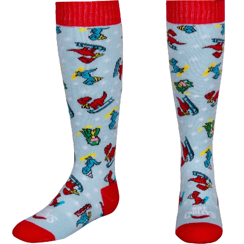 Moisture - wicking men's socks for drynessYouth Dinos Mid Volume Sock