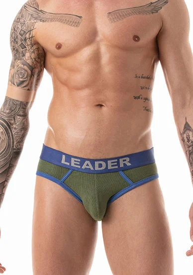 Light - weight men's briefs for summer wearLeader GI Army Briefs Blue