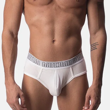 Men's briefs with a supportive pouch designBarcode Berlin Modal Backless Brief Aoki White
