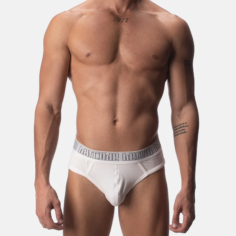 Full - back men's briefs for maximum coverageBarcode Berlin Modal Hip Brief Dai White Full - back men's briefs for maximum coverageBarcode Berlin Modal Hip Brief Dai White