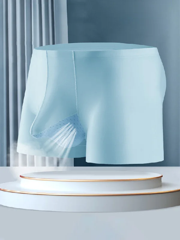 Organic men's trunks for an eco - conscious option3 Pack Separate Support Pouch Boxer Briefs