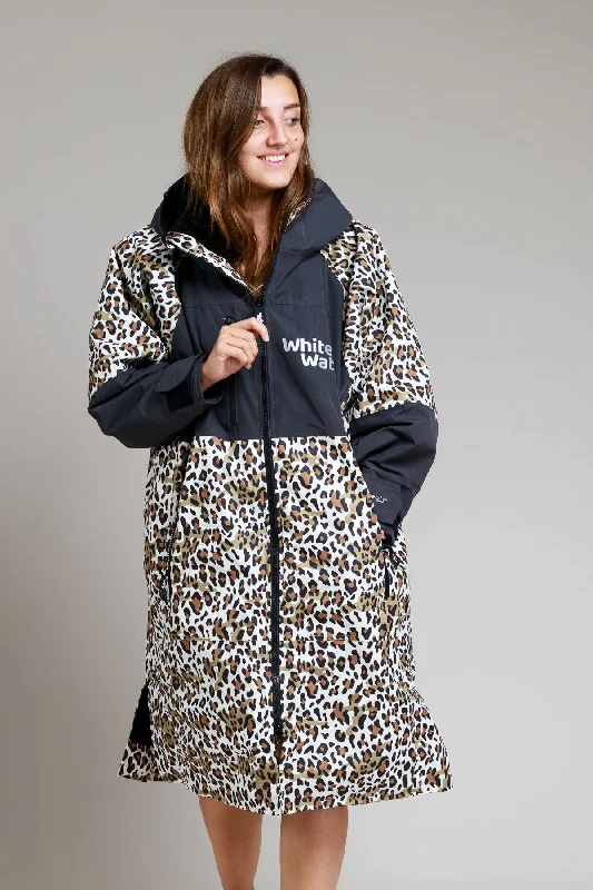Beach - themed men's robes for a vacation vibeAdults Hard Shell Robe - Leopard Print Beach - themed men's robes for a vacation vibeAdults Hard Shell Robe - Leopard Print