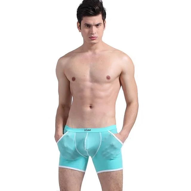 Breathable cotton men's boxer briefs for everyday wearAIBC Pocketed Boxer Briefs