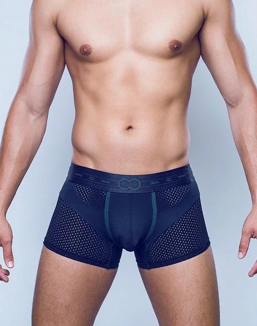 Solid - color men's trunks in various shadesAKTIV Pegasus Trunk Underwear - Black/Green