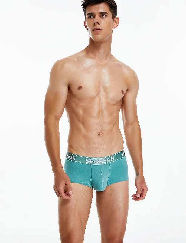 High - rise men's boxer briefs for extra supportBasic Colored Boxer Brief 10211