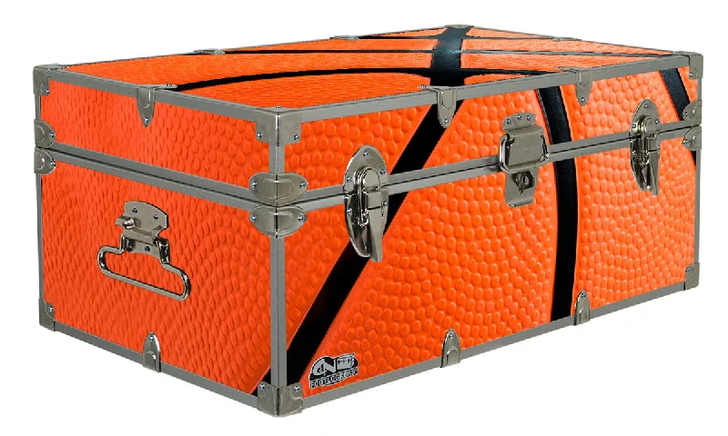 Low - rise men's trunks for a trendy lookDesigner Trunk - Basketball - 32x18x13.5" Low - rise men's trunks for a trendy lookDesigner Trunk - Basketball - 32x18x13.5"