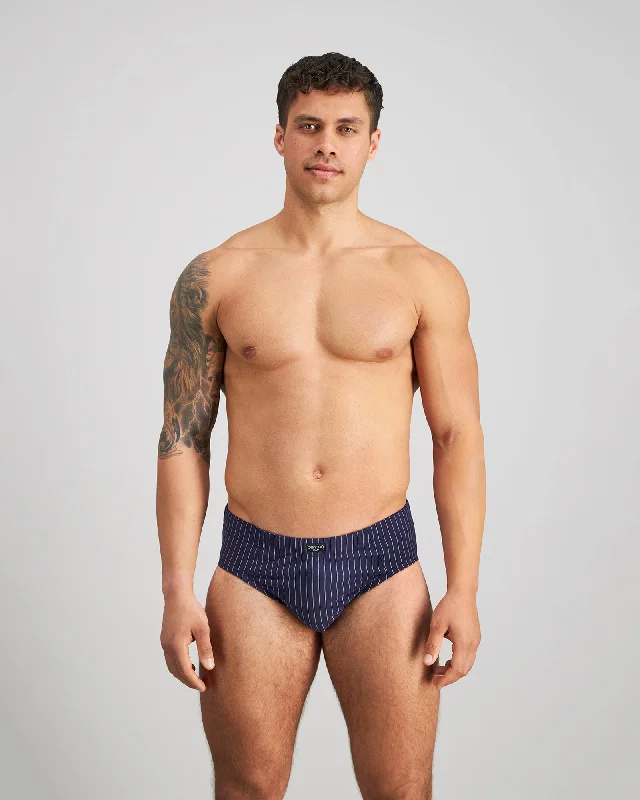 Men's briefs with a lace trim for a touch of flairCotton Stretch Mens Brief