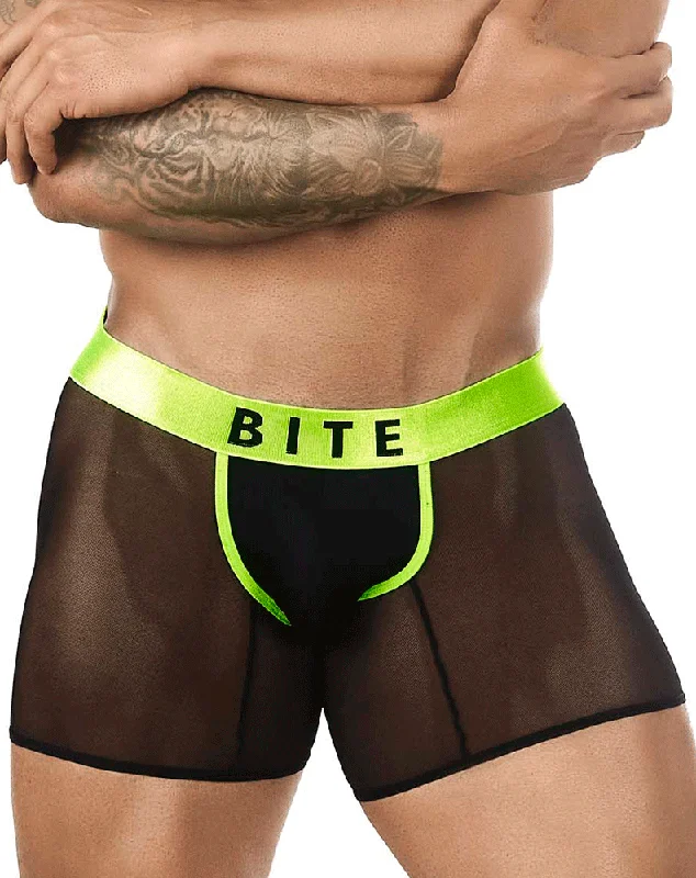 Men's trunks with a reinforced crotch areaBitewear Bw2023103  Luminous Lime Trunks