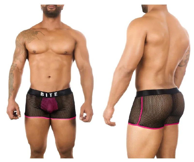 Men's boxer briefs with a reinforced waistbandBiteWear BW2023107 Bright Kumquat Trunks Color Fuchsia