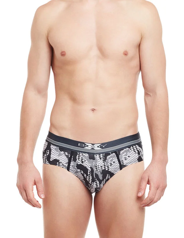 Men's briefs with a supportive pouch designBody X Printed Briefs-BX01B-5