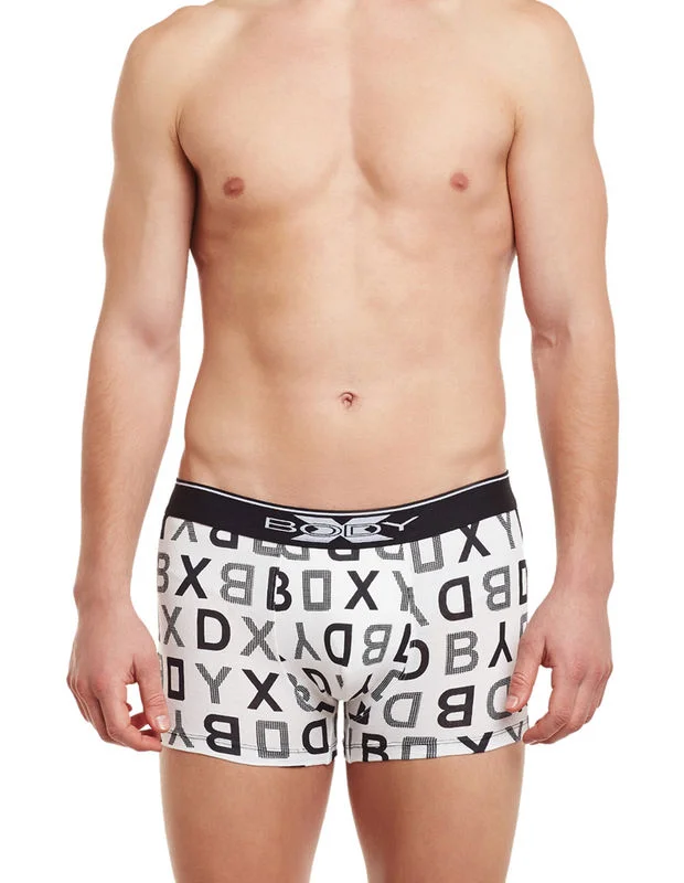 Men's trunks with a quick - dry fabricBody X Printed Trunks-BX04T-White Print
