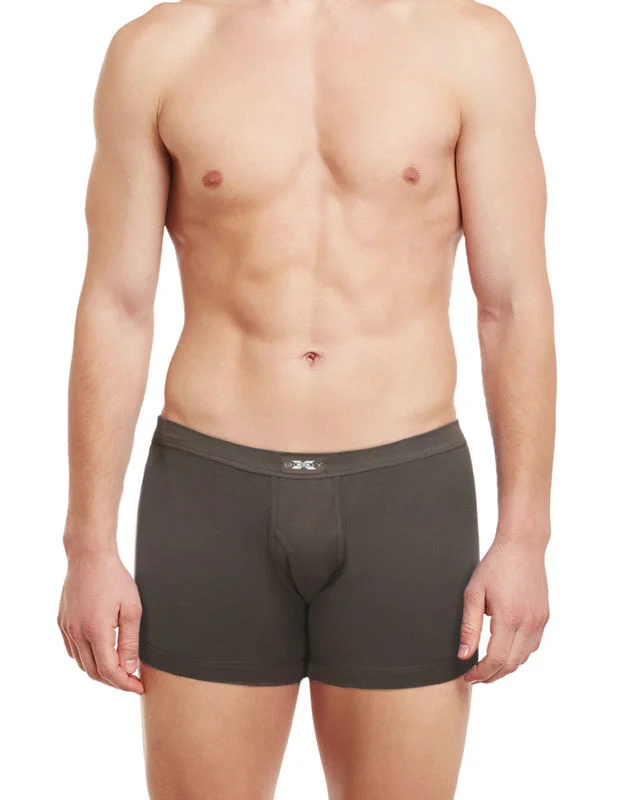 Moisture - wicking men's trunks for active useBody X Solid Trunks-BX15T-Coffee Brown