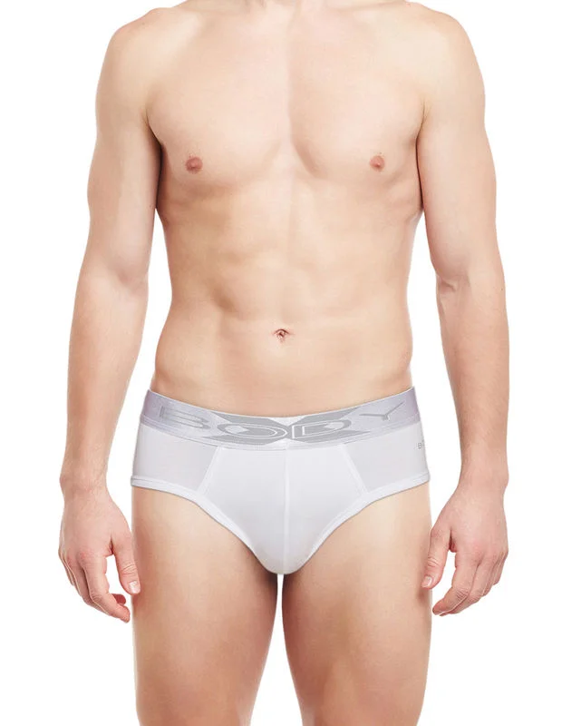 Slim - fit men's briefs for a modern styleBodyX Men Briefs BX32B-WHITE