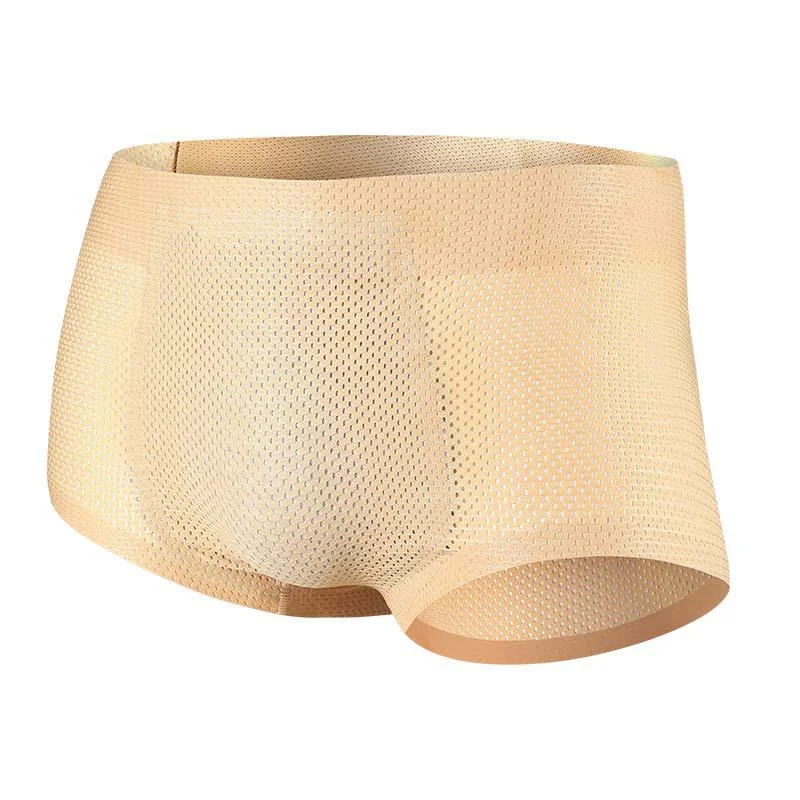 Men's trunks with a quick - dry fabricBreathable Ice Mesh Hip Lift Underwear