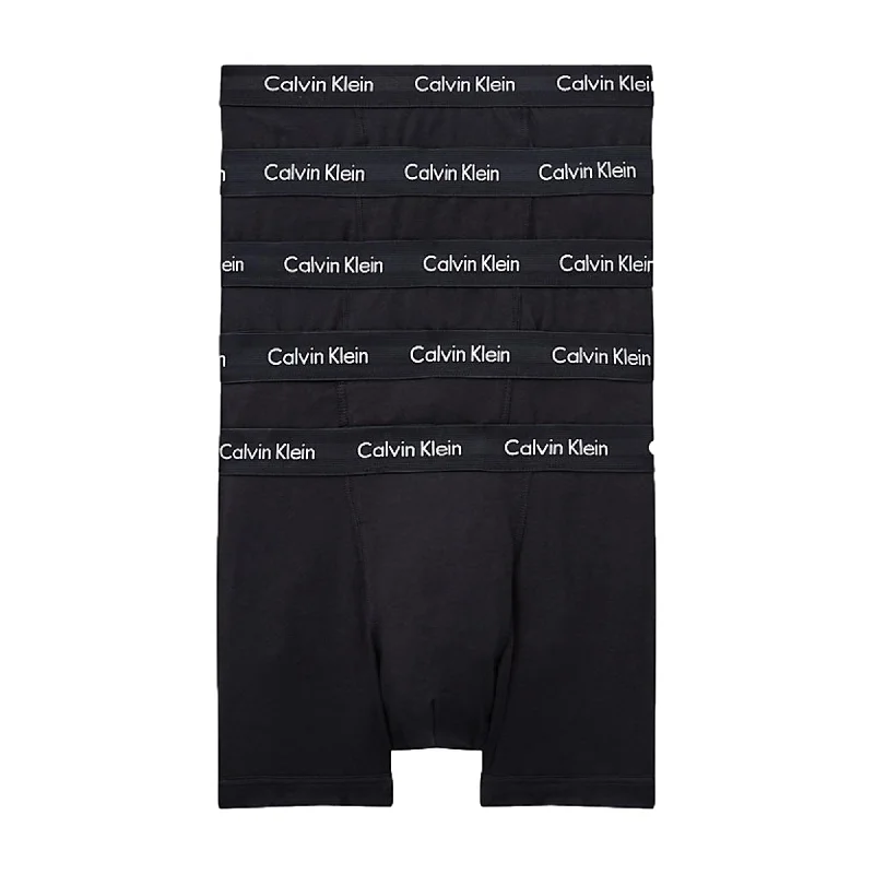 Men's trunks with a reinforced crotch areaCalvin Klein Cotton Stretch Trunk 5 Pack - Black Men's trunks with a reinforced crotch areaCalvin Klein Cotton Stretch Trunk 5 Pack - Black