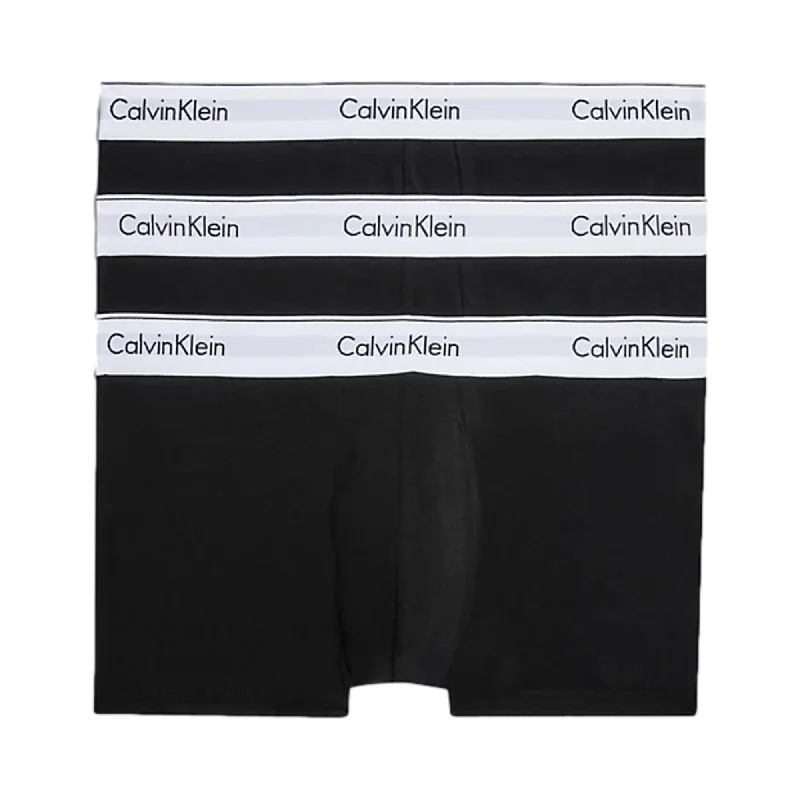 Cotton men's trunks for a comfortable fitCalvin Klein Modern Cotton Stretch Trunks 3 Pack - Black Cotton men's trunks for a comfortable fitCalvin Klein Modern Cotton Stretch Trunks 3 Pack - Black