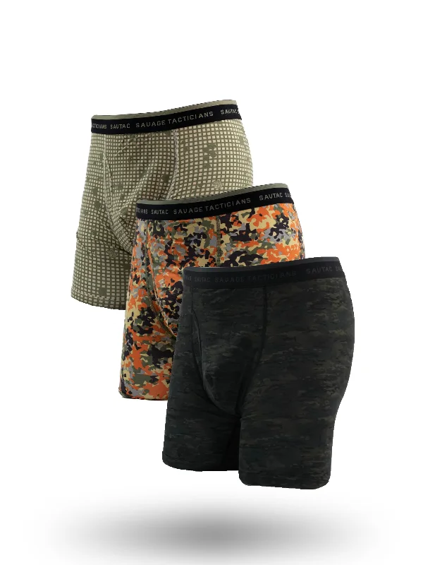 Slim - fit men's briefs for a modern styleCamo Boxer Briefs 3 Pack