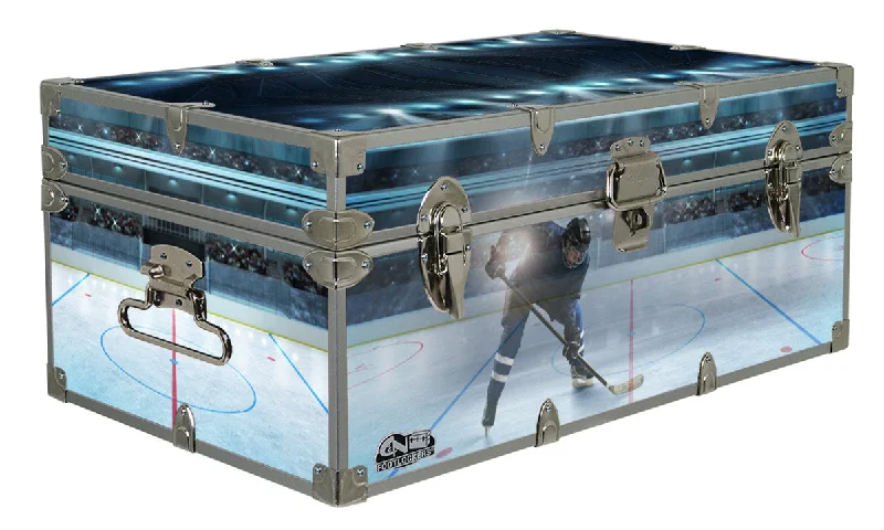 Tag - less men's trunks for irritation - free comfortDesigner Trunk - In Action Hockey - 32x18x13.5" Tag - less men's trunks for irritation - free comfortDesigner Trunk - In Action Hockey - 32x18x13.5"