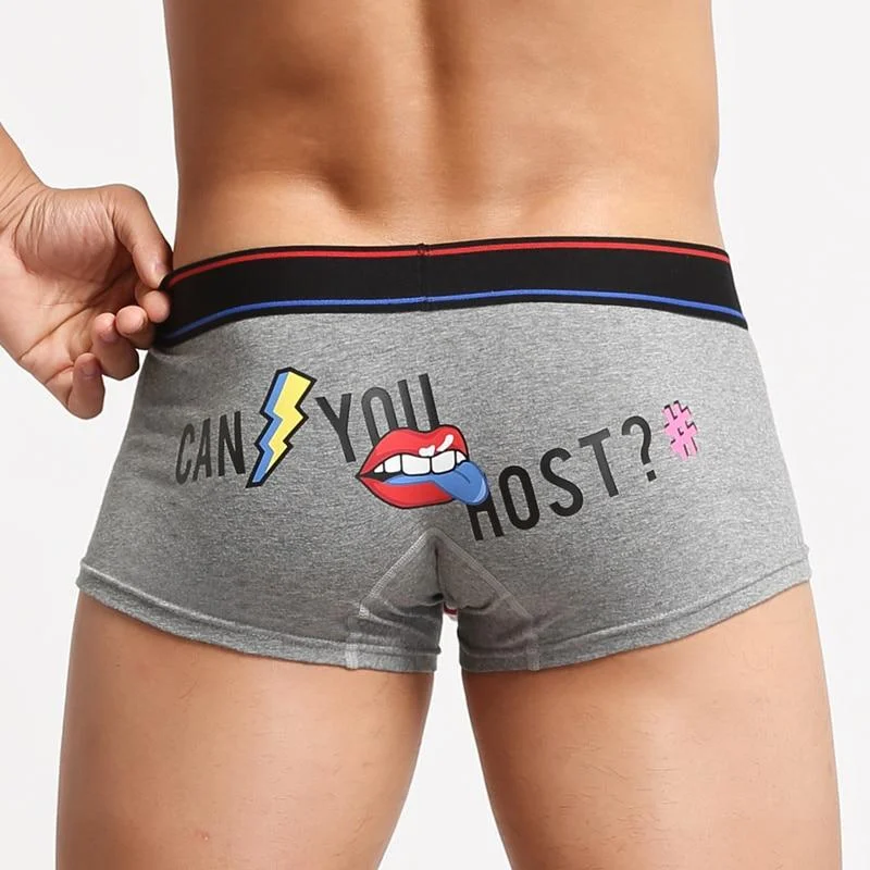 Stretch - fabric men's boxer briefs for a flexible fitCan You Host Boxer Briefs