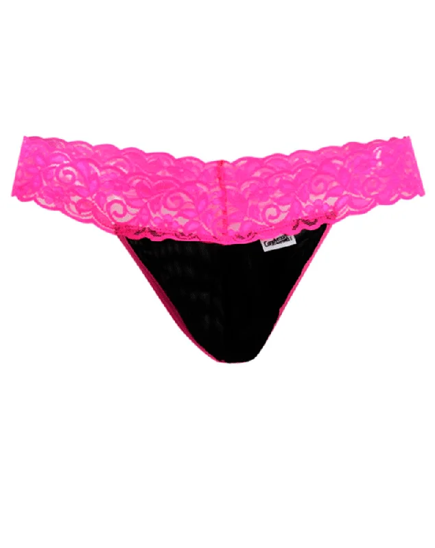 Cotton men's thongs for basic comfortCandyman 99370x Alluring Thongs Hot Pink