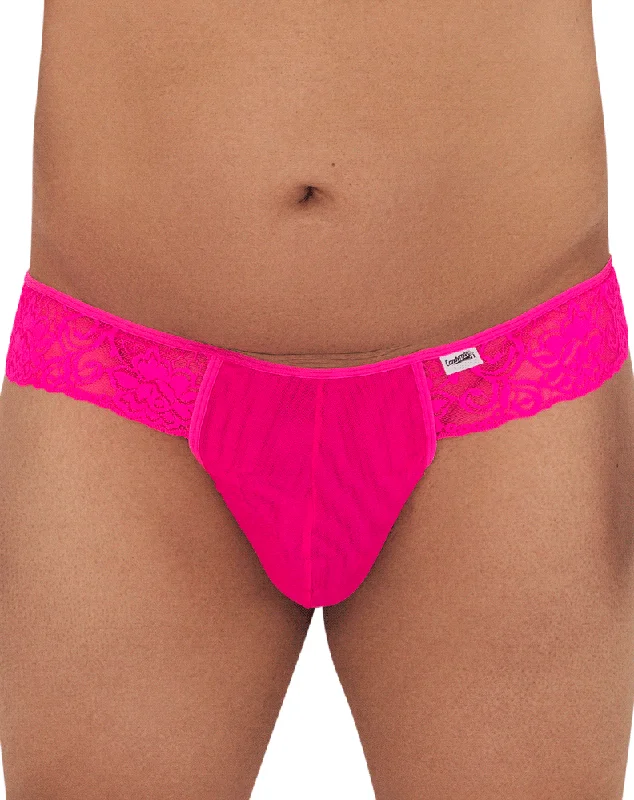 Athletic - style men's thongs for sportsCandyman 99392x Lace Thongs Hot pink