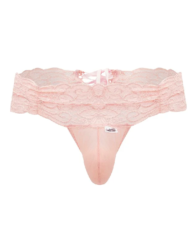 Seamless men's thongs for a discreet lookCandyman 99595x Lace Thongs Rose