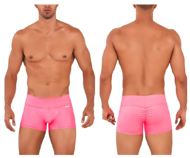 Men's boxer briefs with a soft elastic leg bandCandyMan 99729 Work-N-Out Trunks Color Hot Pink Men's boxer briefs with a soft elastic leg bandCandyMan 99729 Work-N-Out Trunks Color Hot Pink