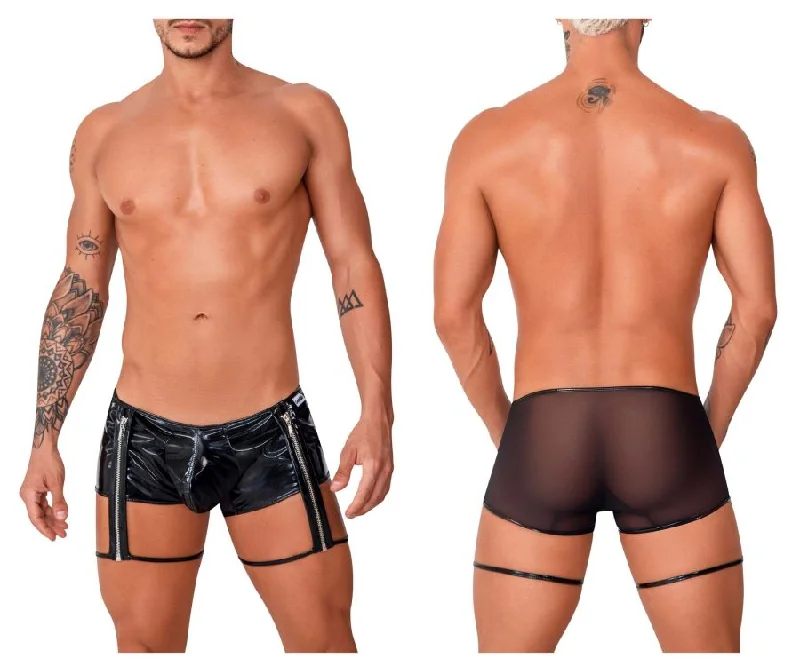 Men's boxer briefs with a reinforced waistbandCandyMan 99740 Garter Trunks Color Black