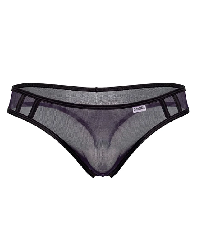 Seamless men's thongs for a discreet lookCandyman 99767 Sports Mesh Thongs Navy