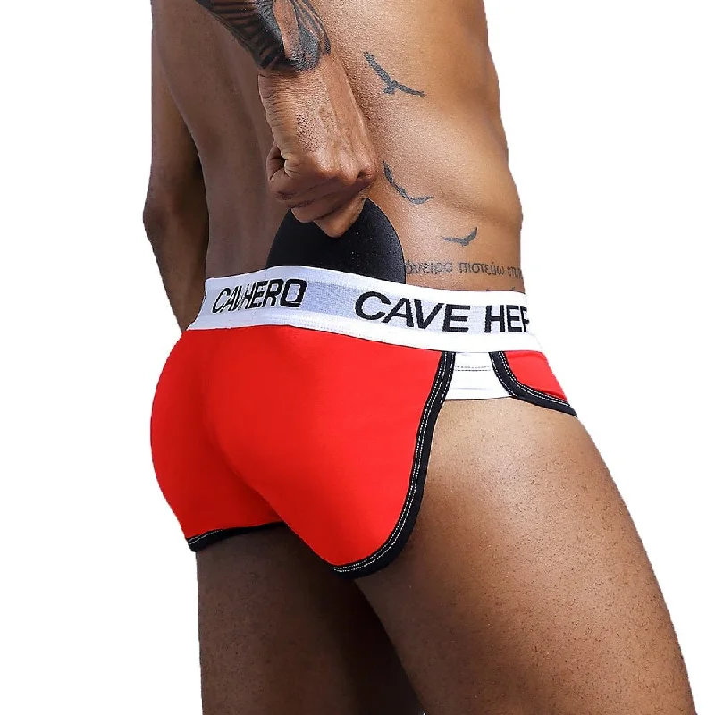 Men's boxer briefs with a soft elastic leg bandCave Hero Sideshow Boxer Briefs