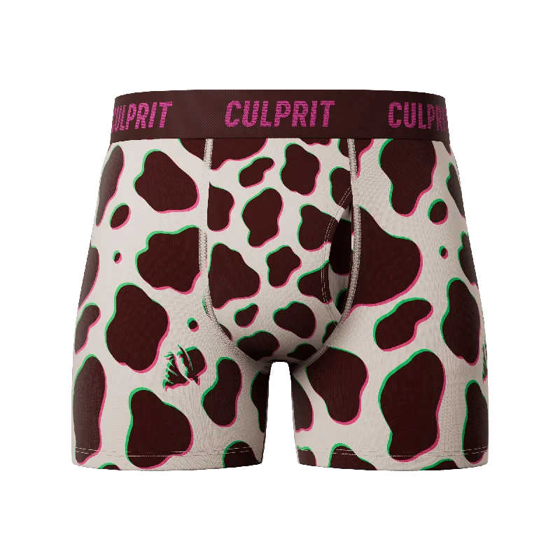 Mesh - paneled men's boxer briefs for ventilationChocolate Milk 🍫🥛 Boxer Briefs w/ fly