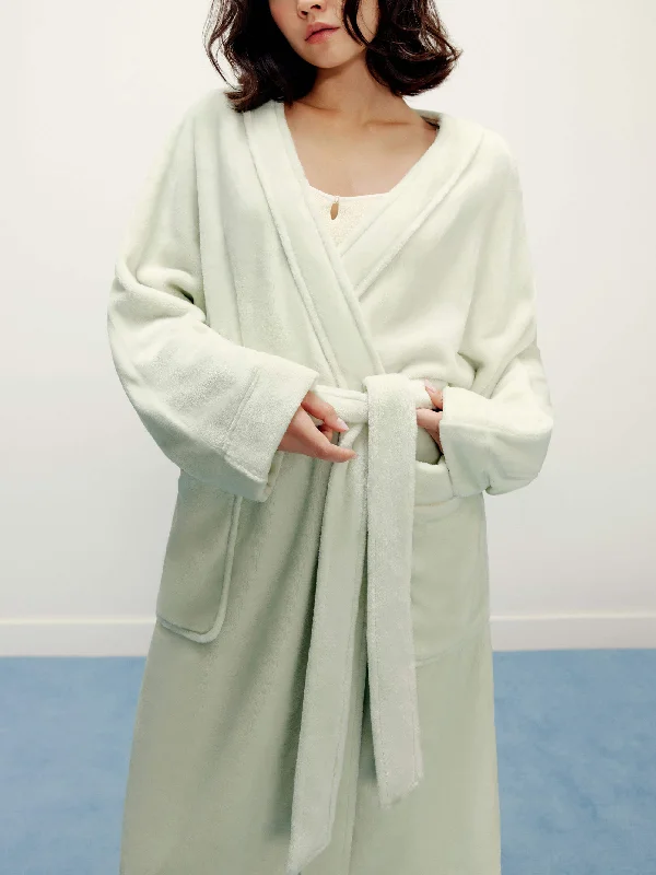 Long - length men's robes for full - body coverageClassic Cozy Fleece Robe 2.0